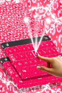 Keyboard Pink Cheetah Theme screenshot 2