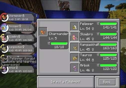 Mod Pixelmon go for minecraft screenshot 5