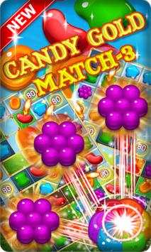 Gems Candy Glod Match-3 New! screenshot 2
