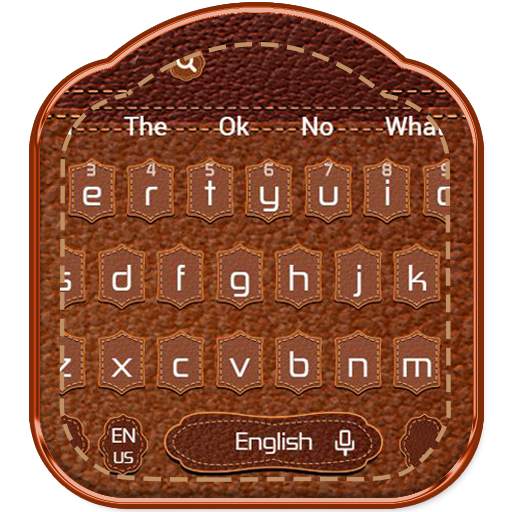 Leather Keyboard Theme 10001002