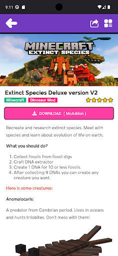 Dinosaur Craft Mods Minecraft screenshot 8