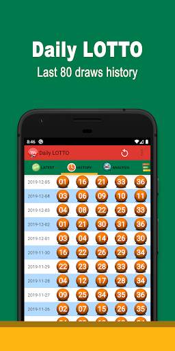 Daily LOTTO Kiosk स्क्रीनशॉट 2