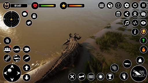 Animal Crocodile Attack Sim screenshot 7