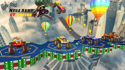 Mega Ramp Car Stunt GT Racing Drive Game screenshot 2