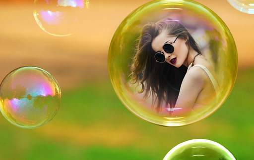 Bubble Photo Frames screenshot 1