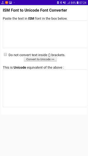 ISM Font To Unicode Font Converter screenshot 2