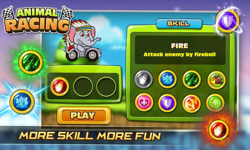 Jungle Animal Car Racing Track screenshot 4