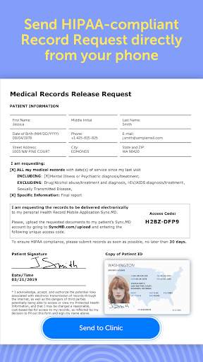 Sync.MD - Mobile Health Record screenshot 2