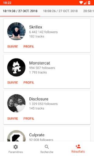 Profile Finder pour SoundCloud screenshot 4