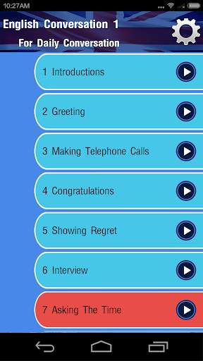 English Conversation 1 Free screenshot 1