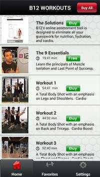 B12 Workout screenshot 1