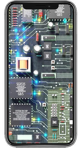 Phone Electricity Live Wallpaper FREE screenshot 3