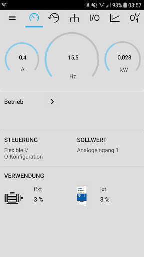 Lenze Smart Keypad screenshot 2