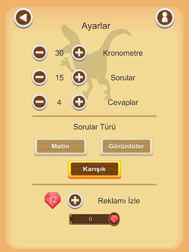 Dinozorlar Sınav screenshot 19