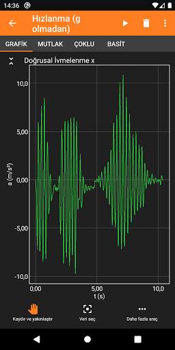 phyphox screenshot 3