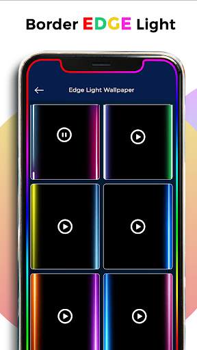 Edge Lighting Live Wallpaper - Border Edge Light screenshot 3