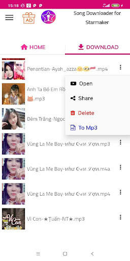 Download video song for Starmaker screenshot 4