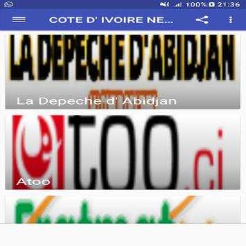 COTE D' IVOIRE NEWS screenshot 3