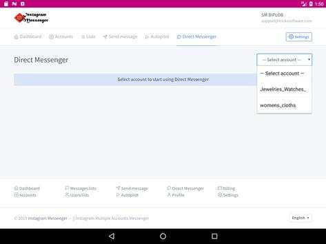 Instagram Messenger - Multiple Accounts Messenger screenshot 14