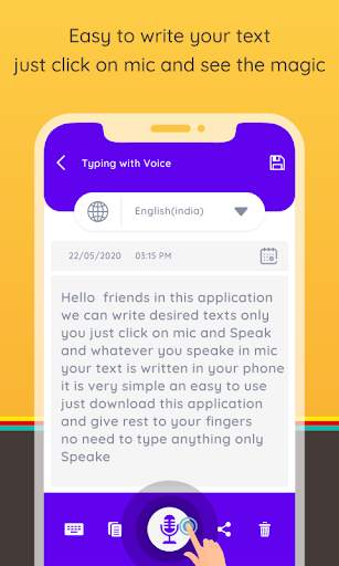 Typing With Voice - All Languages скриншот 1