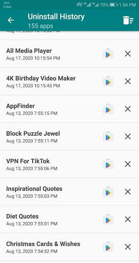 Easy Uninstaller App - Multi App Uninstall 4 تصوير الشاشة
