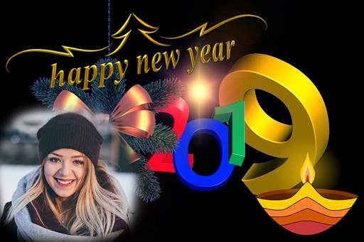 Happy New Year Photo Frame 2 تصوير الشاشة