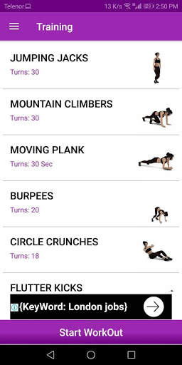 Female Fitness: Workout For Women 28Days Challenge screenshot 5