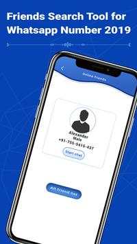 Friends Search Tool for Whatsapp Number 2019 screenshot 3