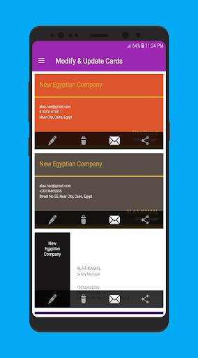 Business Card Maker - Free Bussiness Card Design screenshot 4