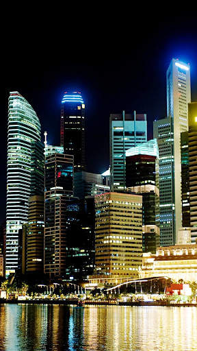 Singapore Night Live Wallpaper screenshot 4