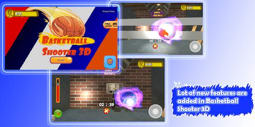 Basketball Shooter 3D - Offline Mobile Games 2021 screenshot 2