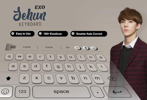 SEHUN EXO Keyboard Theme screenshot 1