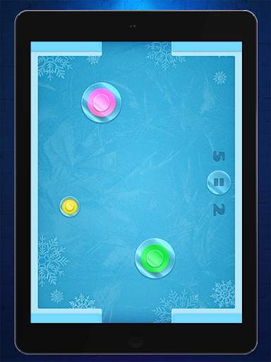 Hockey game - Neon Air Hockey screenshot 11