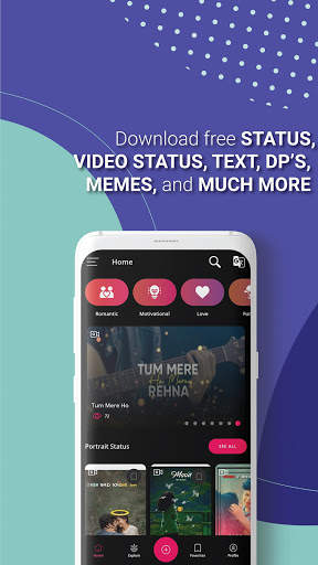VidStatus : Full Screen Snack Video Status Lyrical screenshot 2