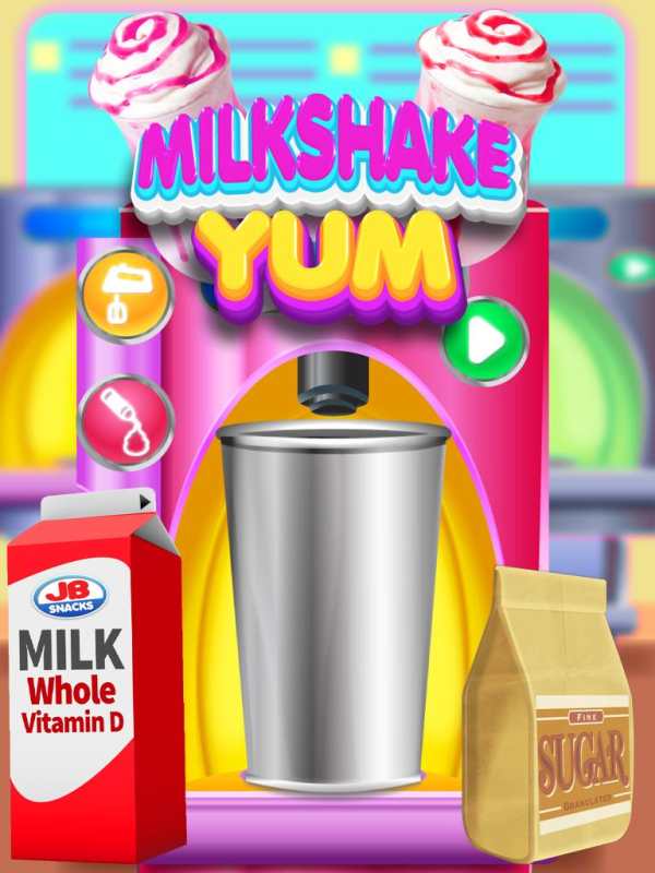 Milkshake Yum - Kids Frozen Desserts Games FREE screenshot 4