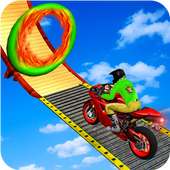 Racing In Moto Bike Stunt : Impossible Road Game icon
