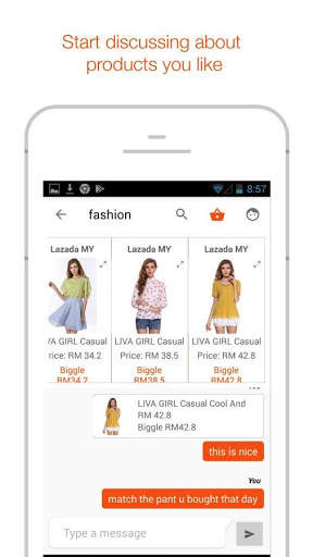 Biggle - a messaging app for products screenshot 4