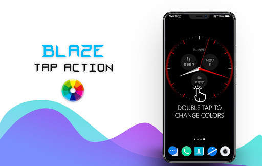 Blaze Clock Live Wallpaper screenshot 8