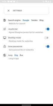UP Browser screenshot 2