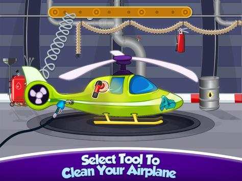Plane Wash Salon Workshop Game screenshot 5