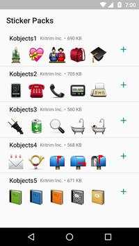 Sticker for Whatsapp Objects screenshot 1