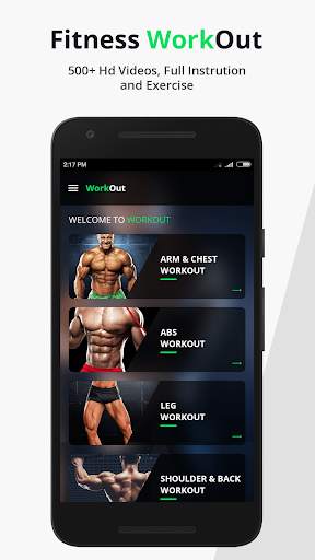 Fitness Workout & Body Building screenshot 1
