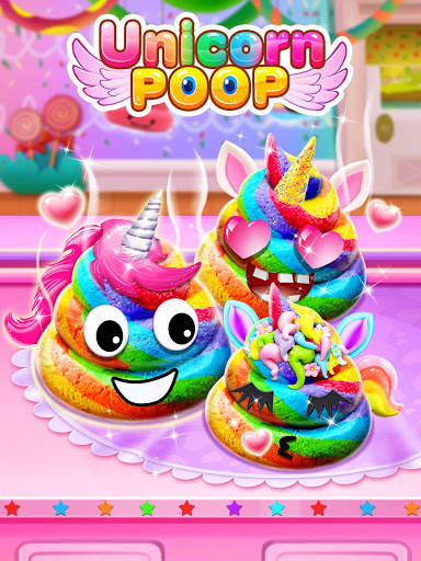 Unicorn Poop - Sweet Trendy Desserts Food Maker screenshot 4