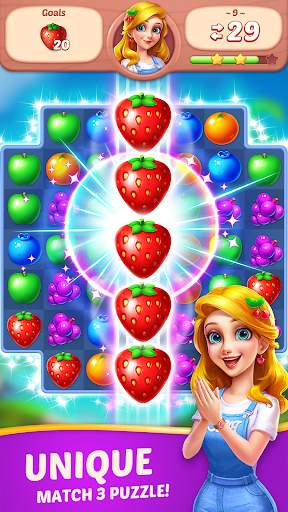 Fruit Diary - Match 3 Games screenshot 1
