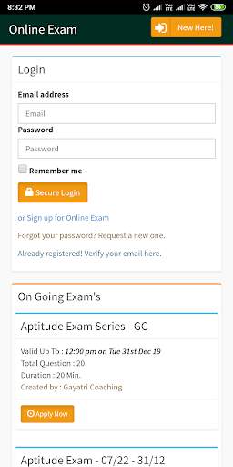 Online Exams скриншот 3