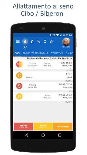 Allattamento - Baby Tracker screenshot 1