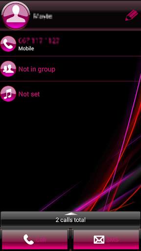 THEME FOR EXDIALER AERO PINK screenshot 4