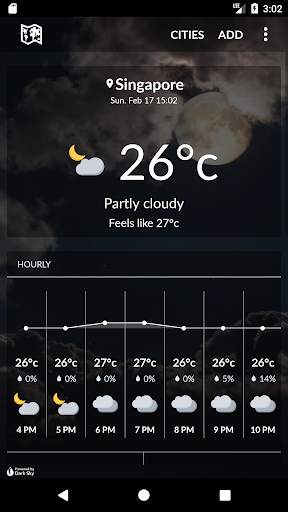 Météo Singapour screenshot 1