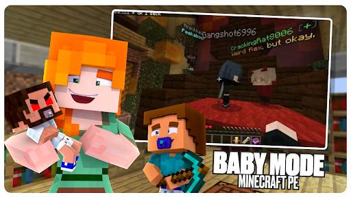 Mod Baby Mode Minecraft PE screenshot 1