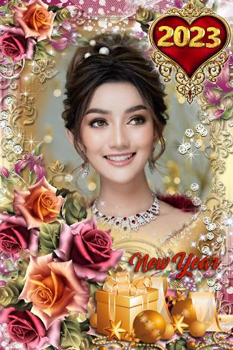 2023 New year photo frame screenshot 2